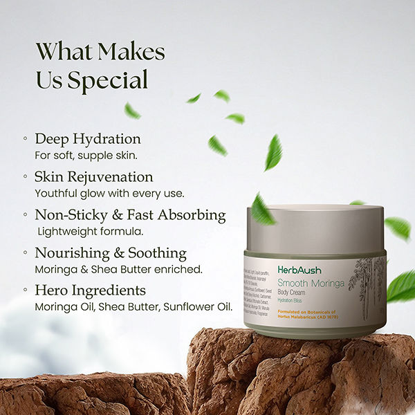 HerbAush Smooth Moringa Body Cream