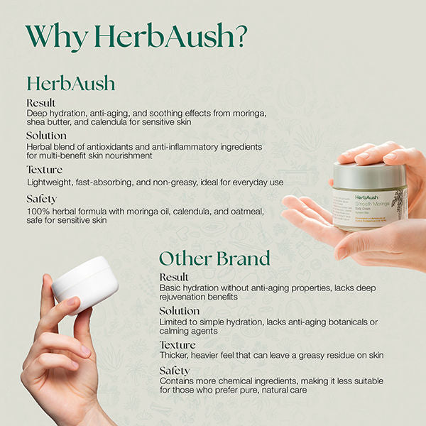 HerbAush Smooth Moringa Body Cream