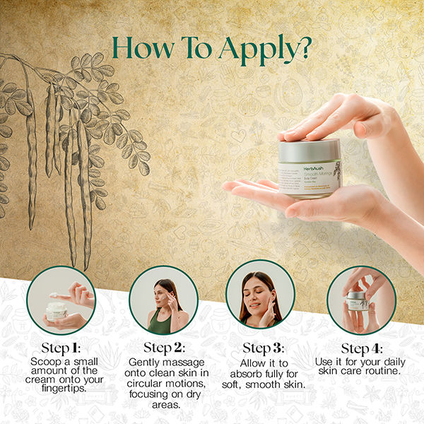 HerbAush Smooth Moringa Body Cream