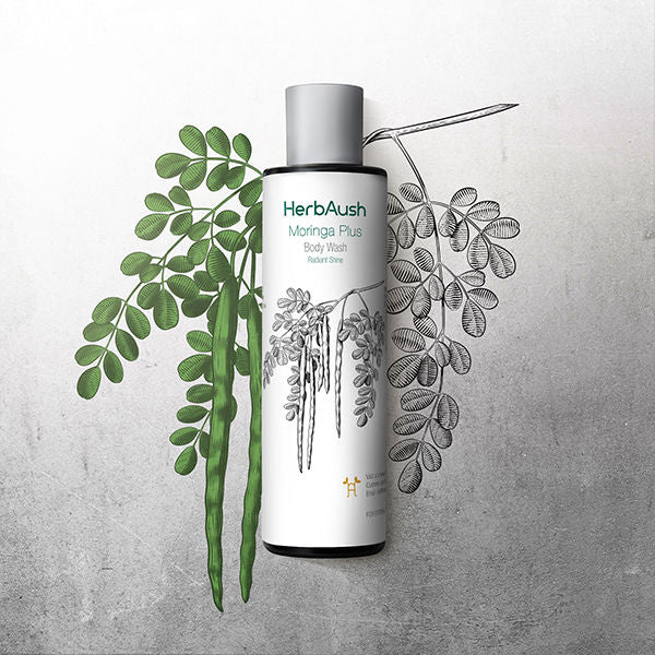 HerbAush Moringa Plus Body Wash Shower Gel