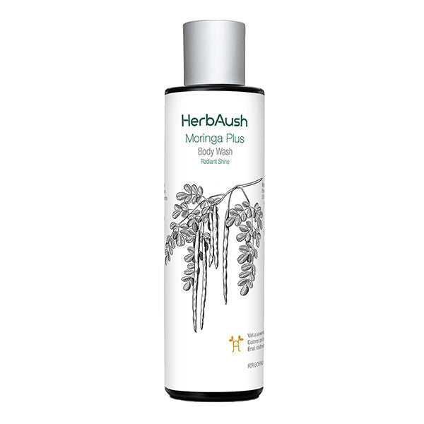 HerbAush Moringa Plus Body Wash Shower Gel