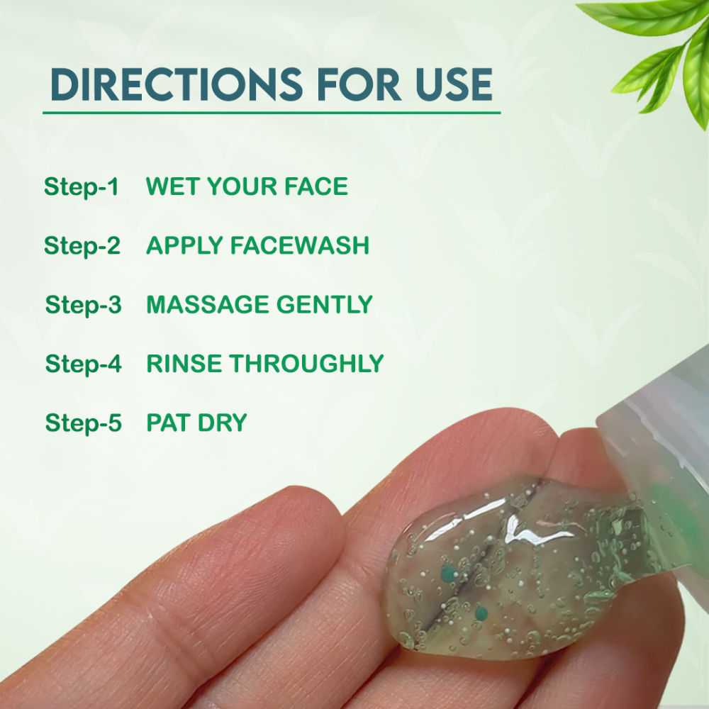 Jovees Herbal Tea Tree Face Wash For Oily & Acne Free Glowing Skin