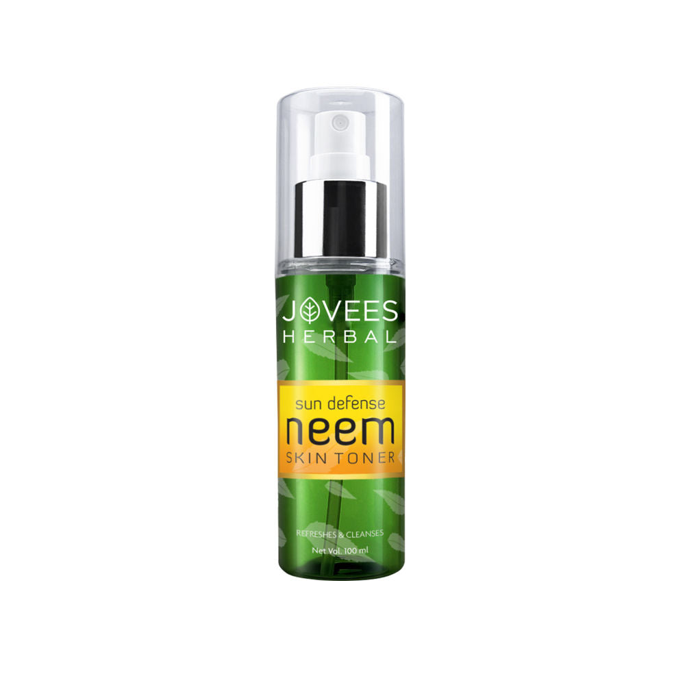 Jovees Herbal Sun Defence Neem Skin Toner Pore Tightening And Protection Against Sun Damage & Tanning - 100 ml