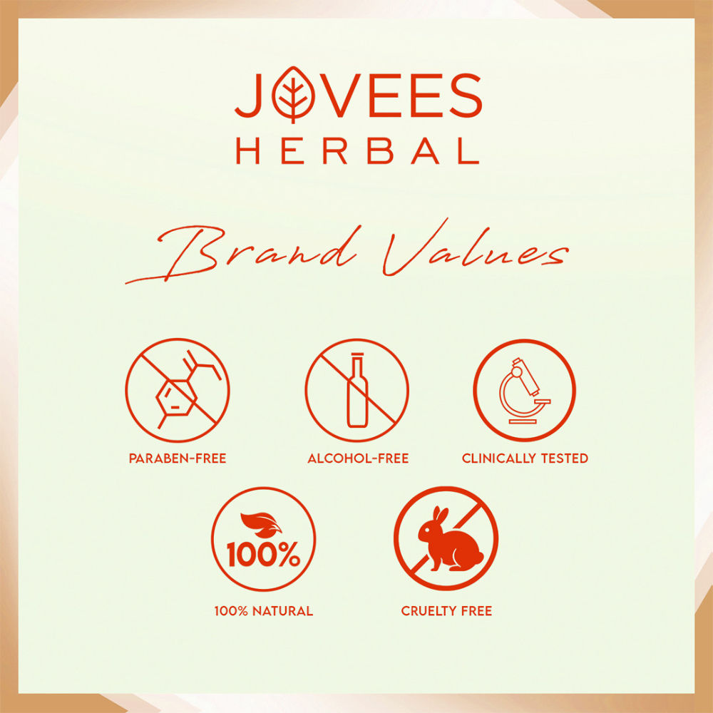 Jovees Herbal Papaya Facewash For Glowing And Brightening Skin All Skin Types Men And Women - 120 ml
