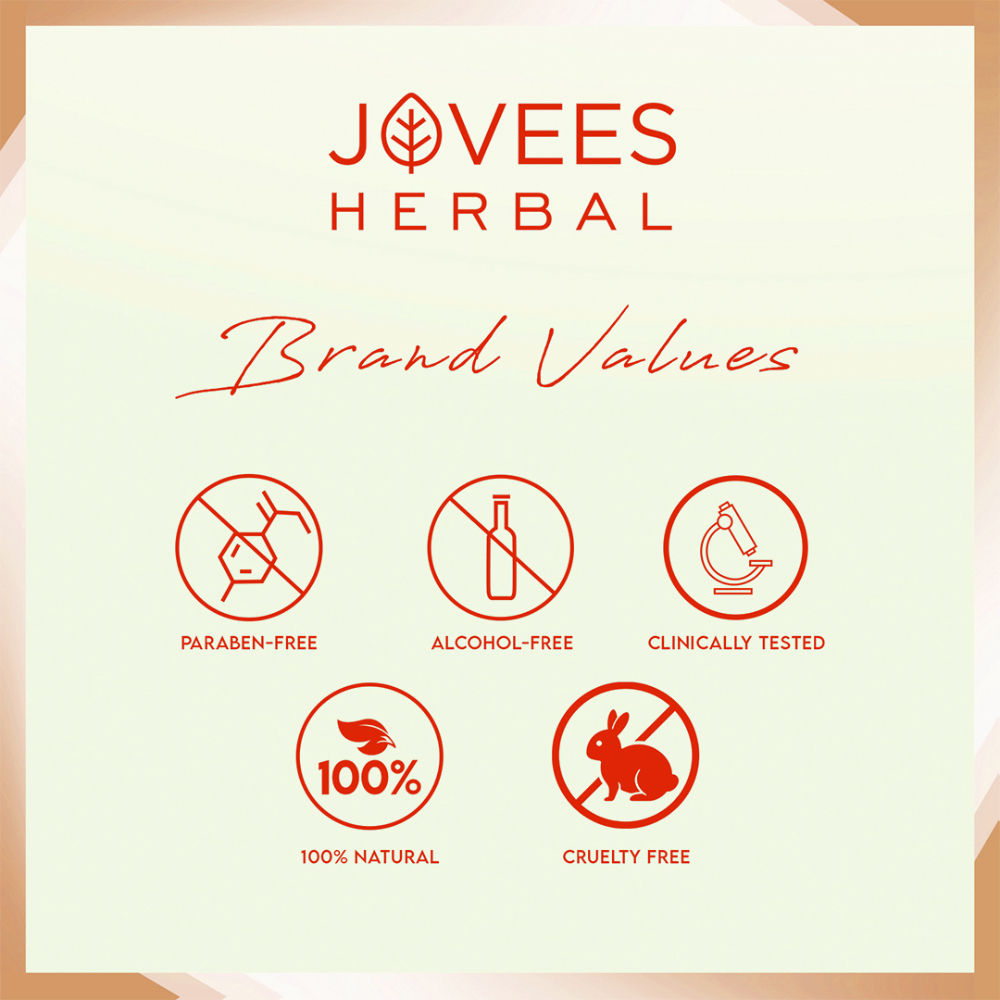 Jovees Herbal De-Tan Face Wash For Tan Removal All Skin Types And Paraben & Alcohol Free - 120 ml