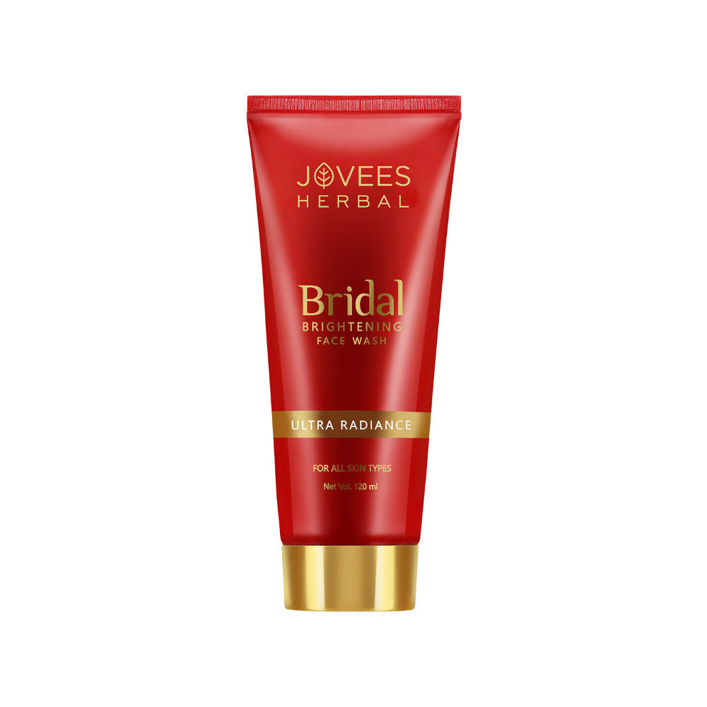 Jovees Herbal Bridal Brightening Face Wash For Ultra Radiance & Brightening Skin For All Skin Types - 120 ml