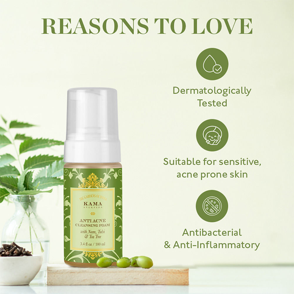 Kama Ayurveda Anti Acne Cleansing Foam