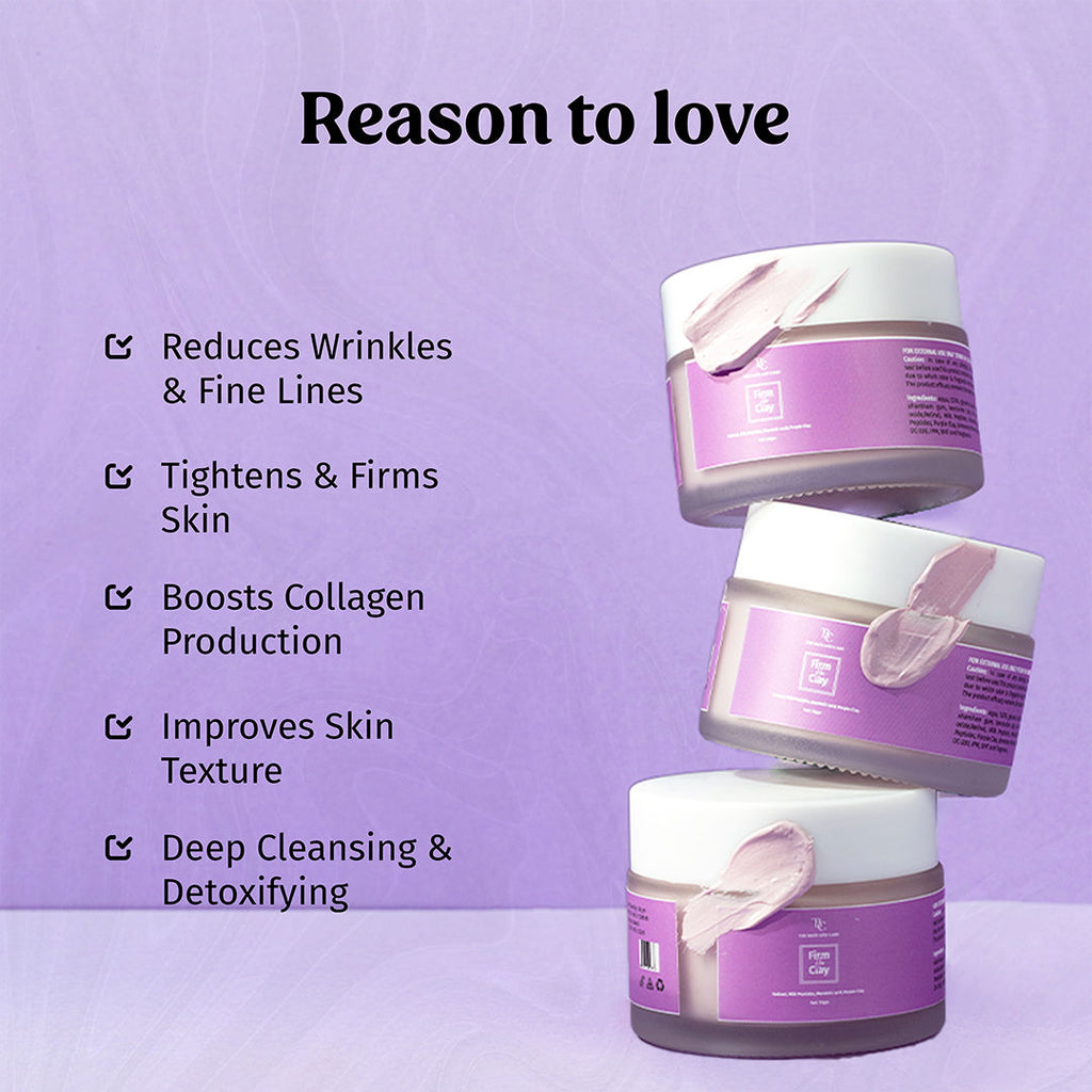 TBC - The Bath and Care Firm Flex Clay Purple Clay Facial Mask