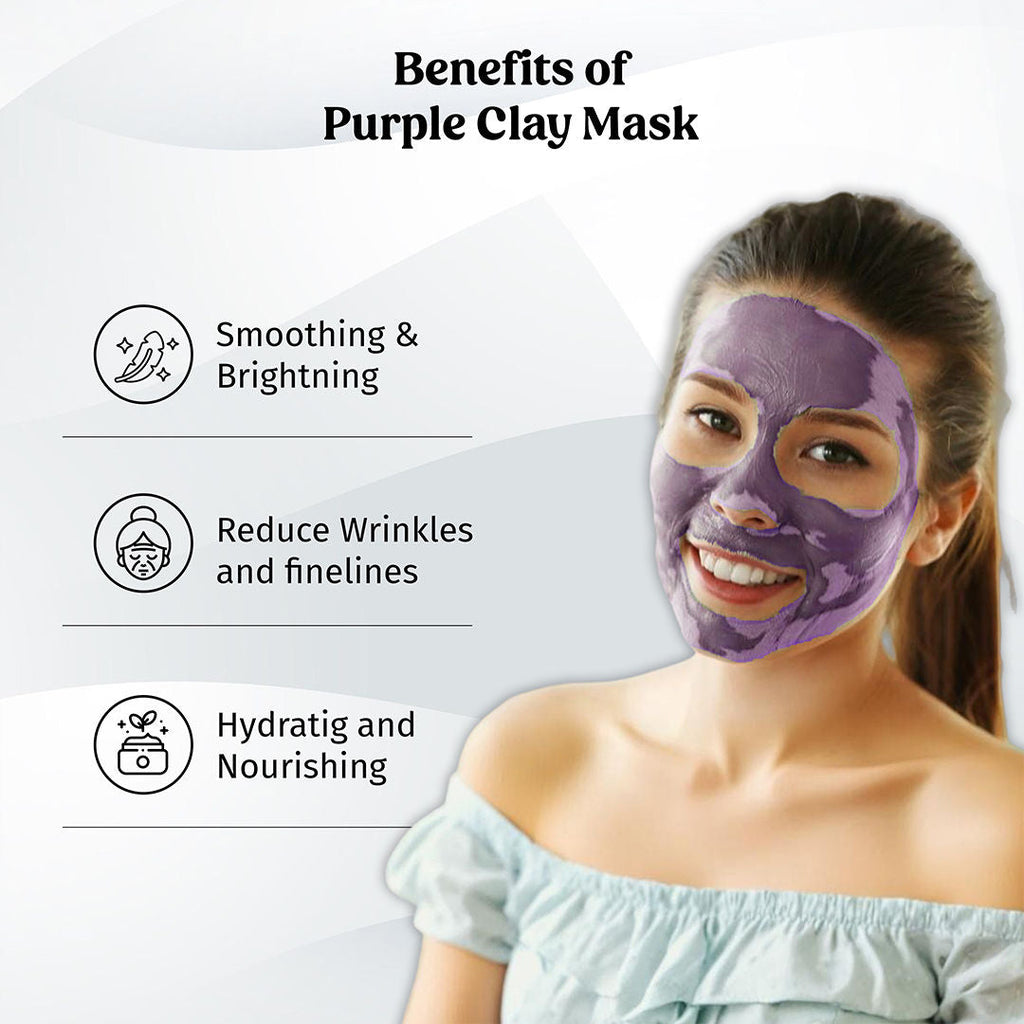 TBC - The Bath and Care Firm Flex Clay Purple Clay Facial Mask