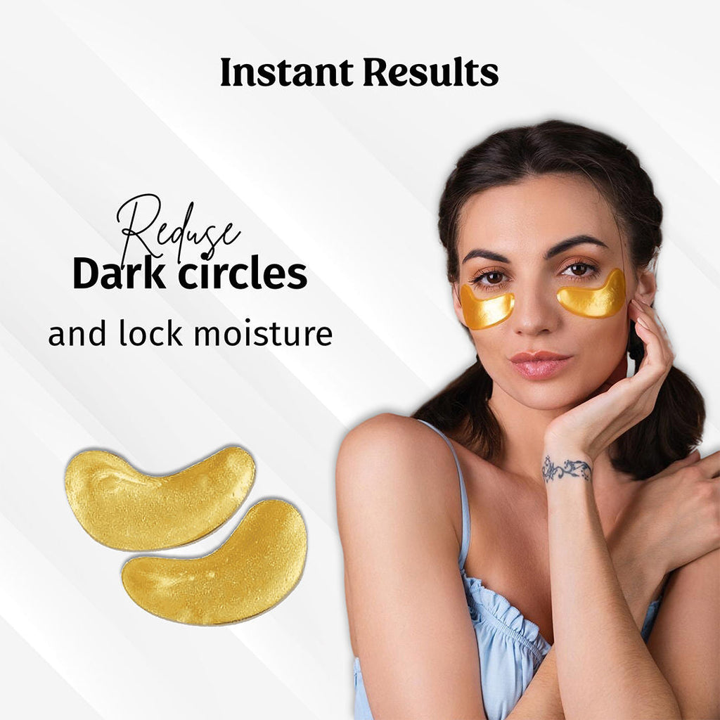 TBC - The Bath and Care Gold E-Care Gel Eye Mask Reduces Dark Circles Hydrating, Brightening