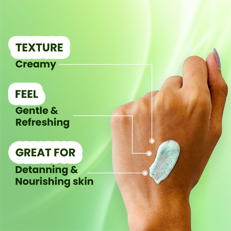 The Skin Story Moringa Gentle Face Scrub For Fresh Clear Skin Removes Blackheads Dead Skin Cells Tan