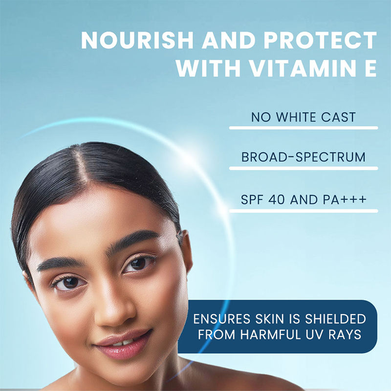 The Skin Story Invisible Liquid Sunscreen Serum For Face, SPF 40 PA+++ With Vitamin E, No White Cast