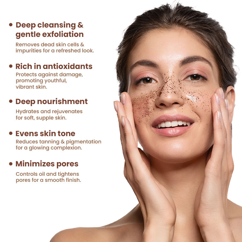 The Skin Story Gentle Detan Face Scrub Exfoliate Dead Skin Remove Blackheads Dark Spots Pigmentation