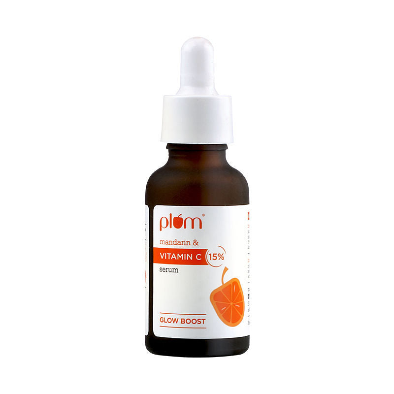 Plum 15% Vitamin C Glow Face Serum - Dermat Tested To Fight Dark Spots- Pigmentation & Dull Skin