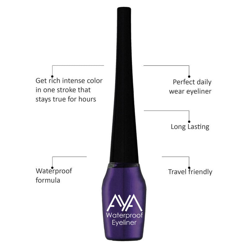 AYA Waterproof Eyeliner - Purple