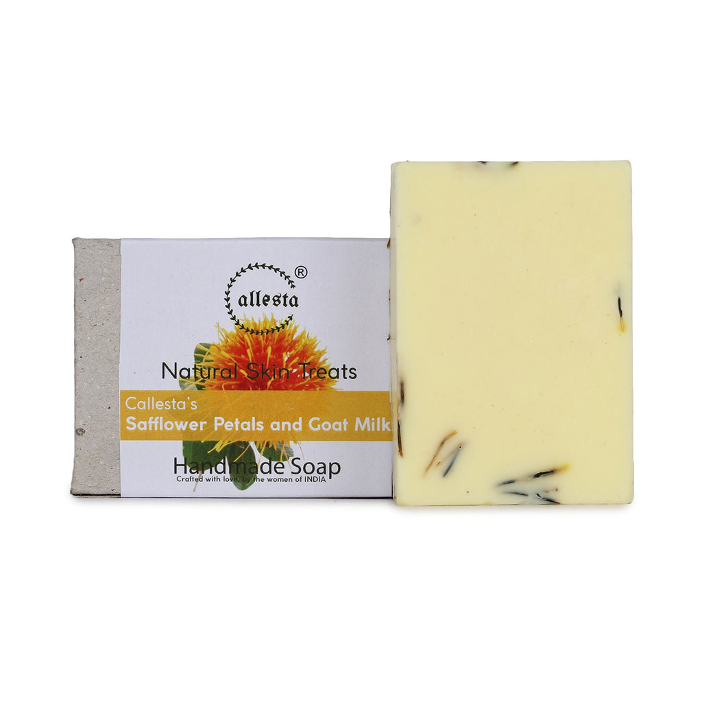 Callesta Safflower Petals And Goat Milk Handmade Soap