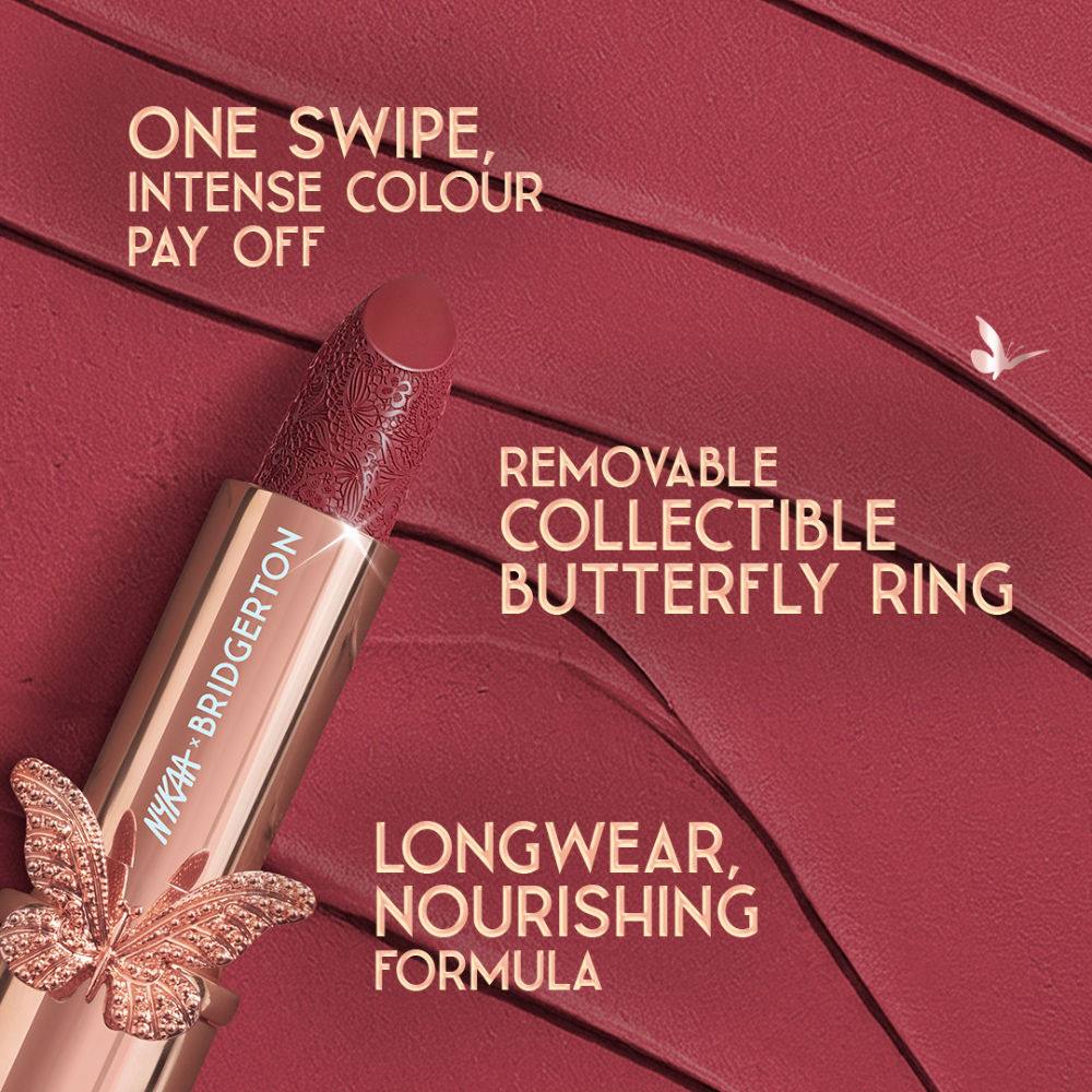Nykaa Cosmetics X Bridgerton Creamy Matte Longwear Lipstick