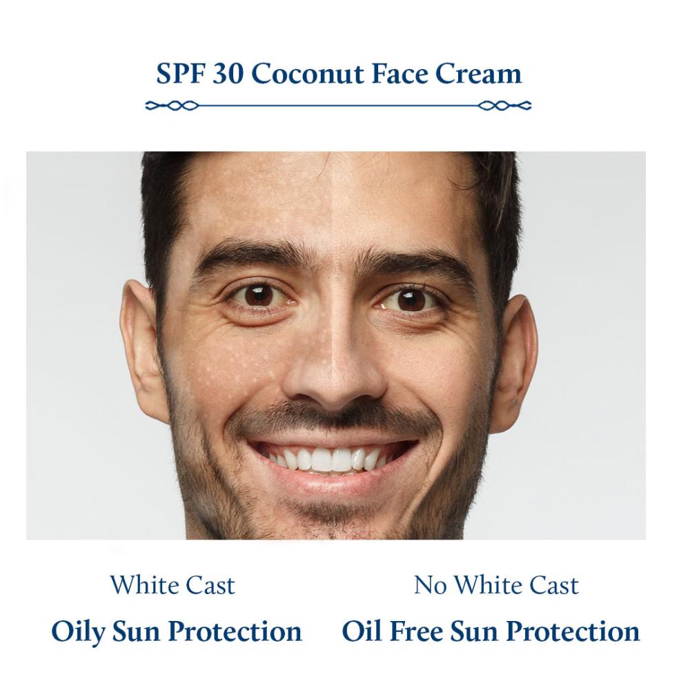 Blue Nectar Shubhr Jasmine & Coconut SPF 30 Face Sunscreen For Men