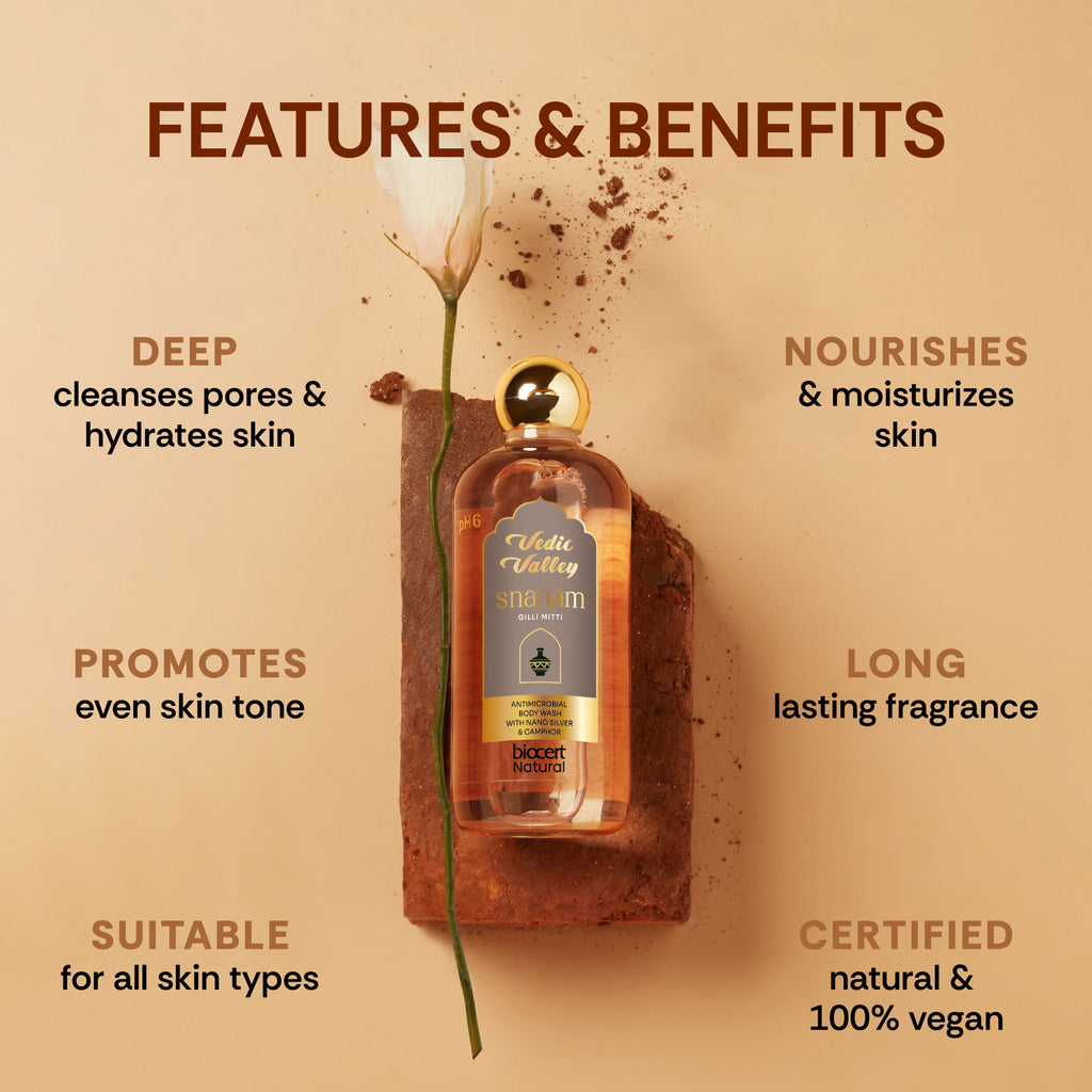 Vedic Valley Snanam Gilli Mitti Body Wash