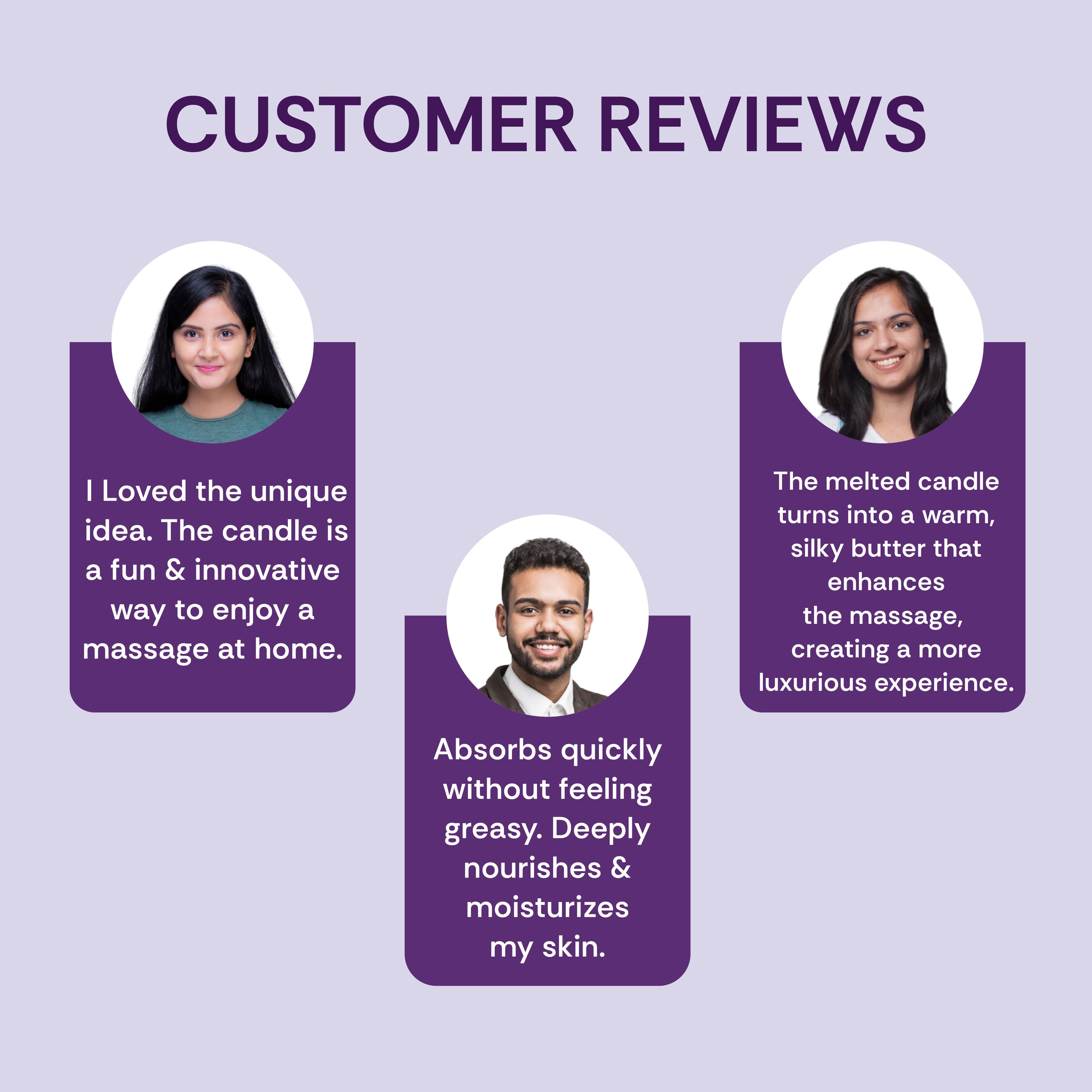 Vedic Valley Lavender Stress Relieving Body Massage Candle