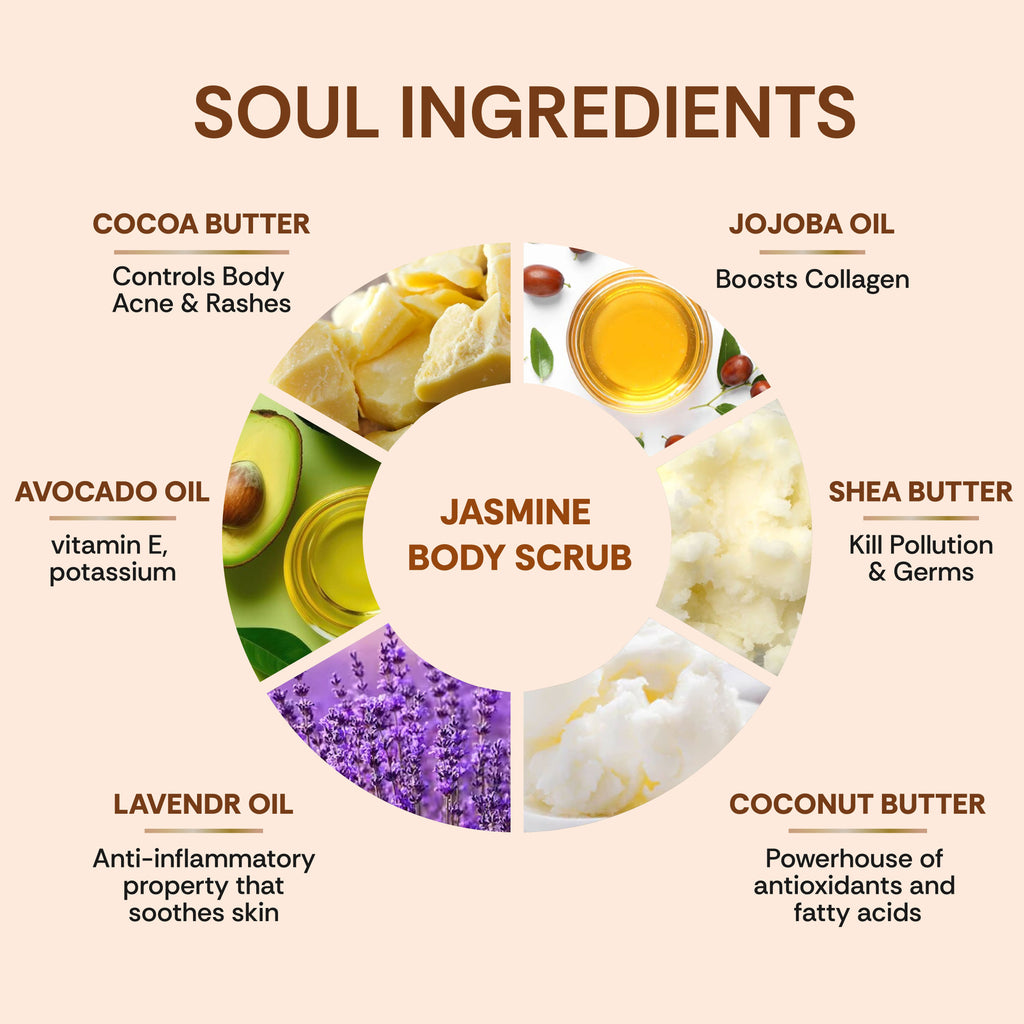 Vedic Valley Jasmine Detan Body Scrub