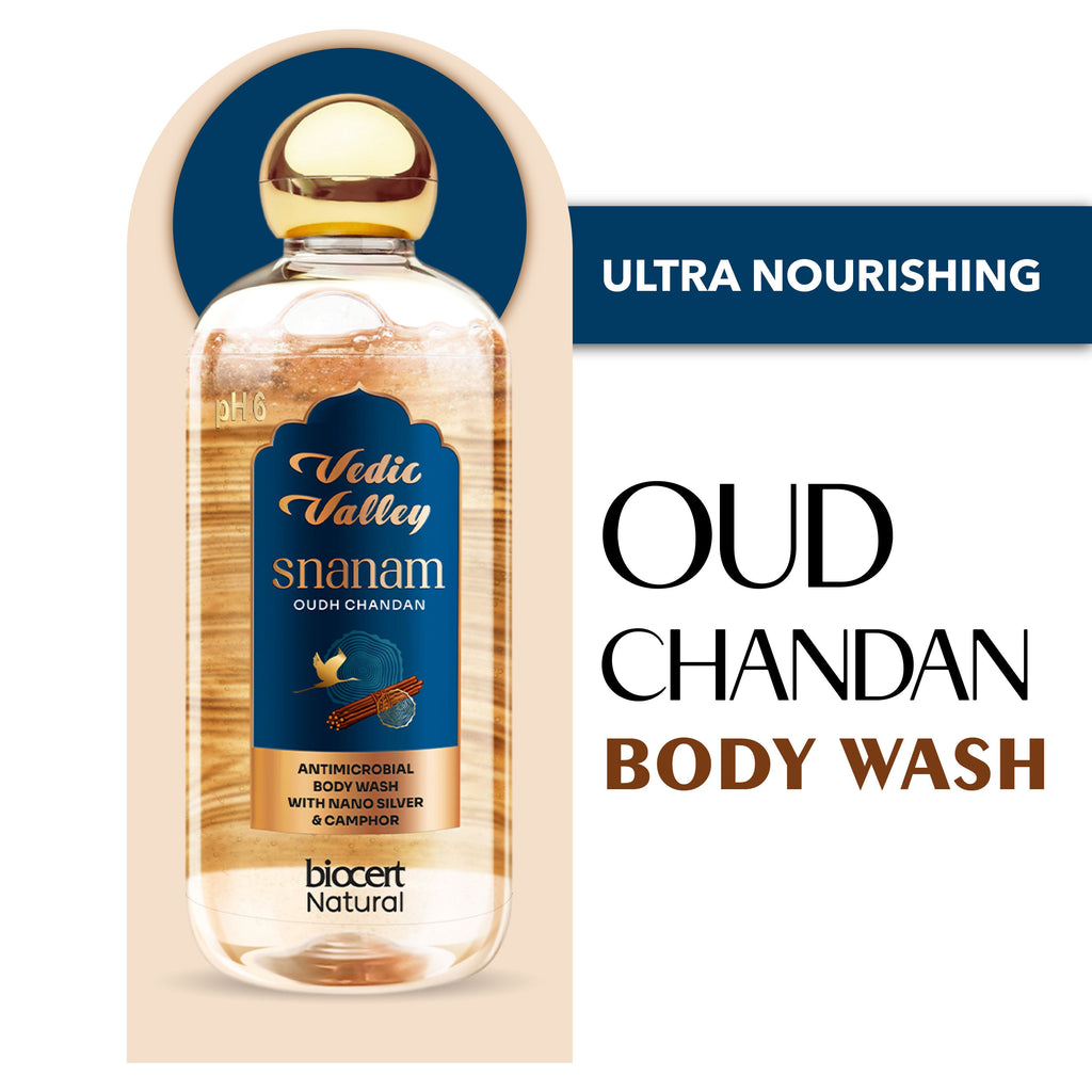 Vedic Valley Refreshing Oud Chandan Hair & Body Wash