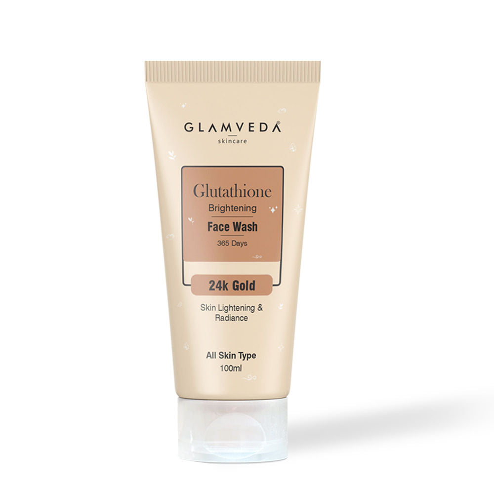 Glamveda Glutathione Brightening 24 K Gold Face Wash