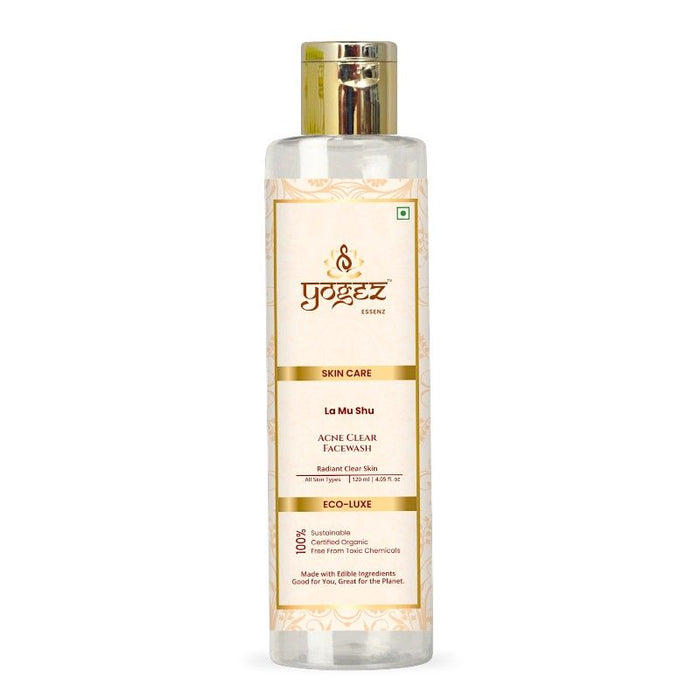 YOGEZ Organic Acne Clear Face Wash