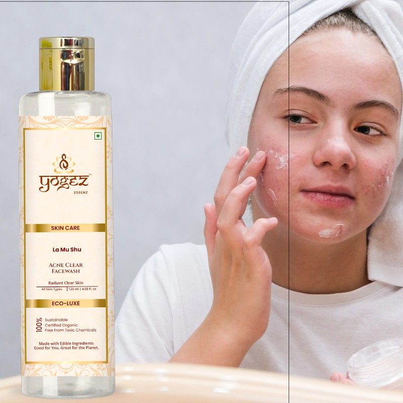 YOGEZ Organic Acne Clear Face Wash