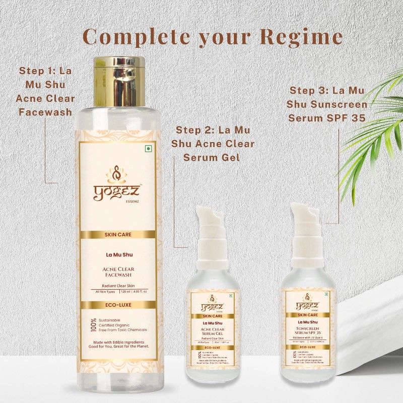 YOGEZ Organic Acne Clear Face Wash
