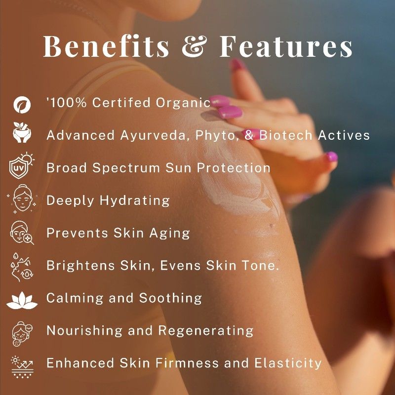YOGEZ Organic Sunscreen Serum SPF 35
