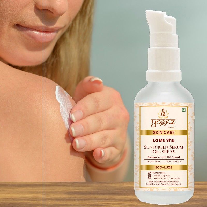 YOGEZ Organic Sunscreen Serum Gel SPF 35