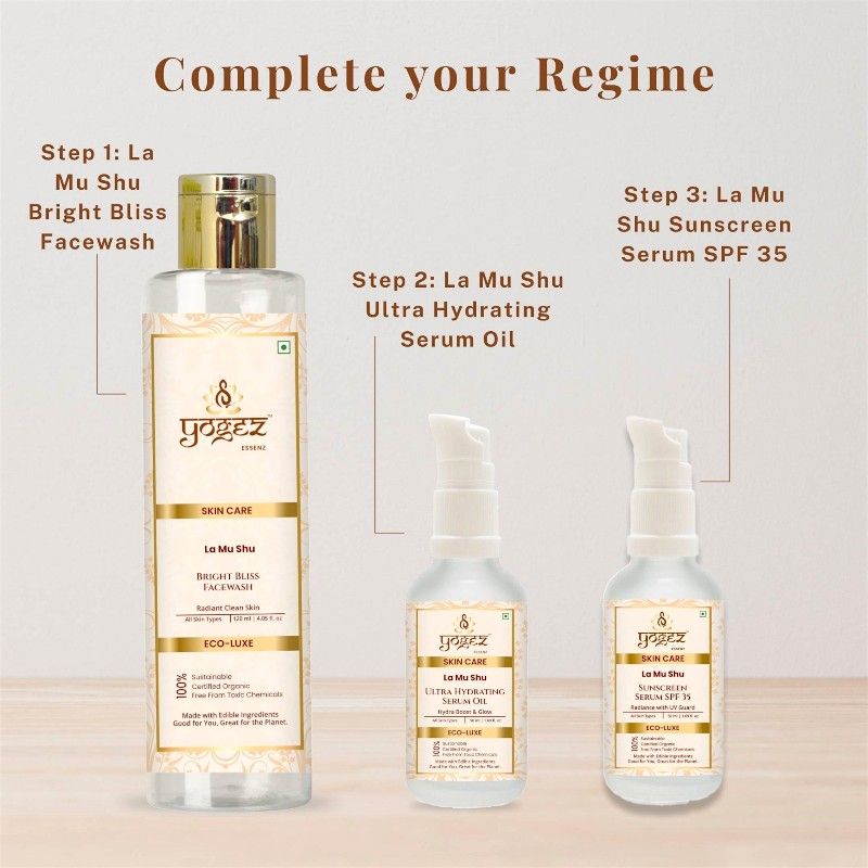 YOGEZ Organic Ultra Hydrating Serum Oil
