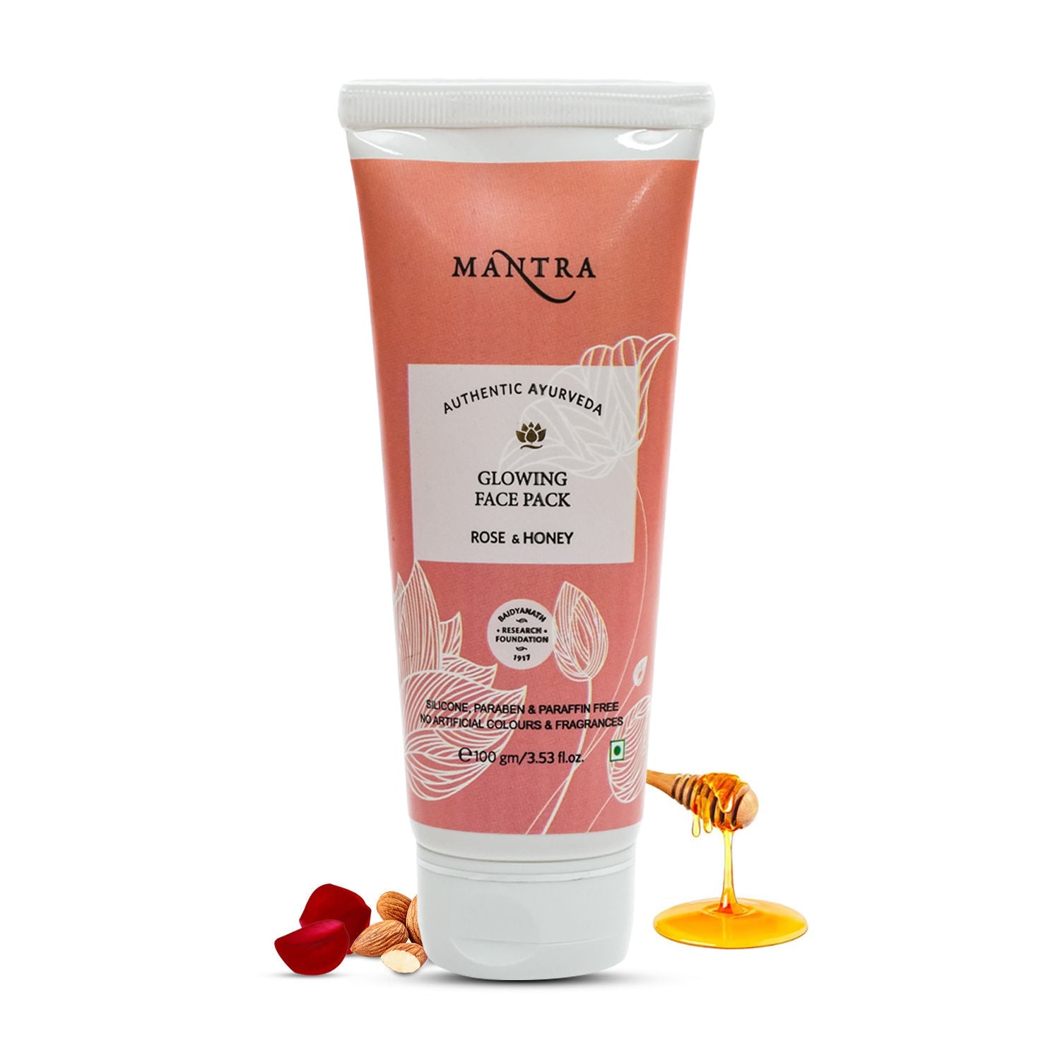 Mantra Herbal Rose & Honey Glowing Face Pack