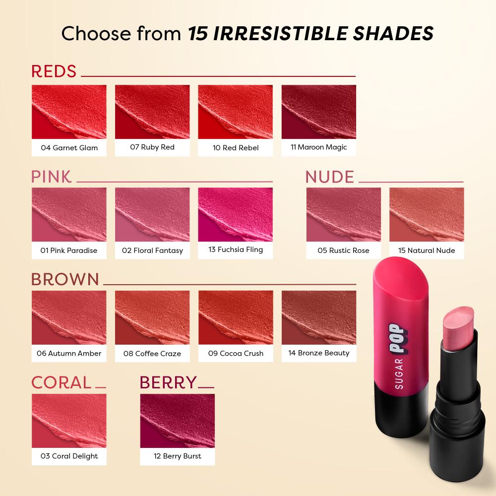 SUGAR POP Ultrastay Transferproof Waterproof Lipstick With Vitamin E
