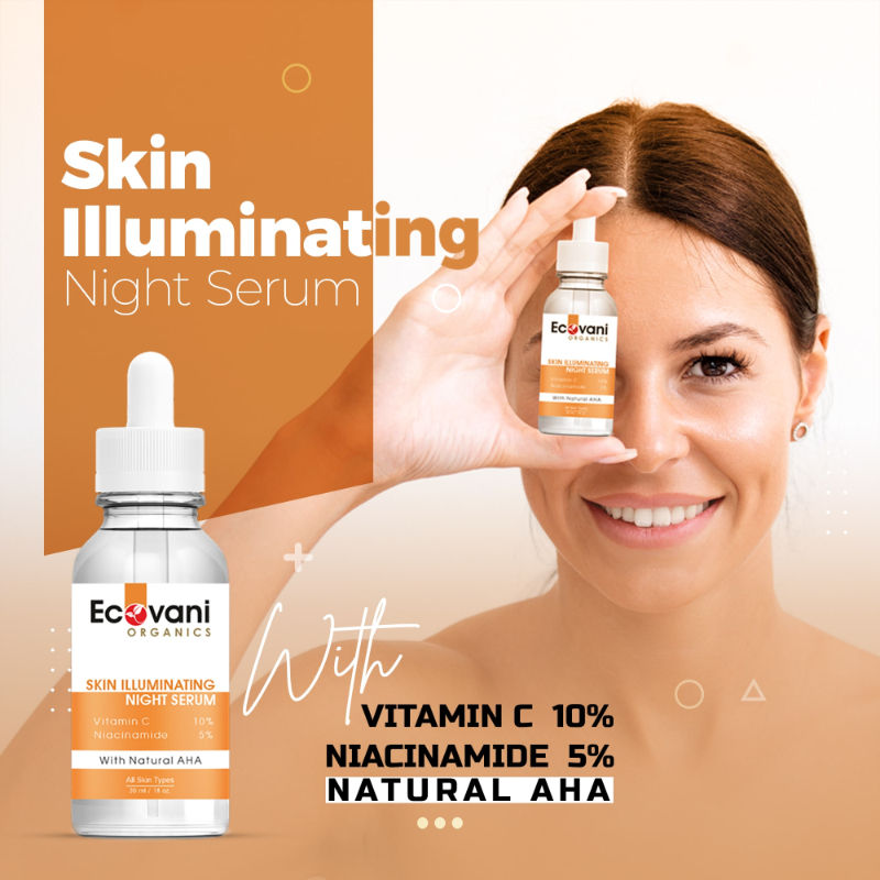 ECOVANI Skin Illuminating Night Serum For Anti-Ageing