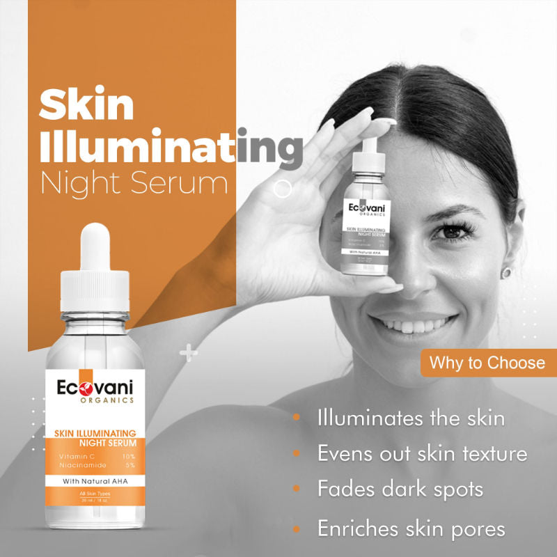ECOVANI Skin Illuminating Night Serum For Anti-Ageing