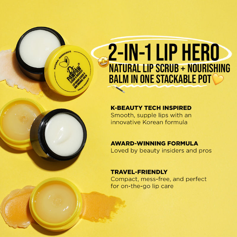 Dr. PAWPAW Lip Scrub & Nourish Balm Duo