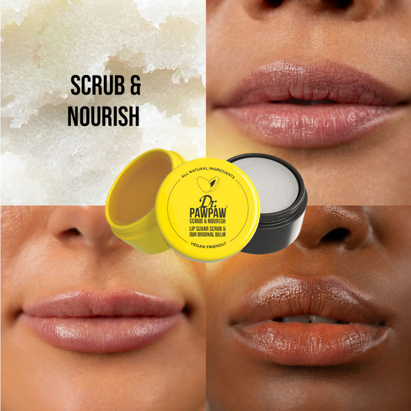 Dr. PAWPAW Lip Scrub & Nourish Balm Duo