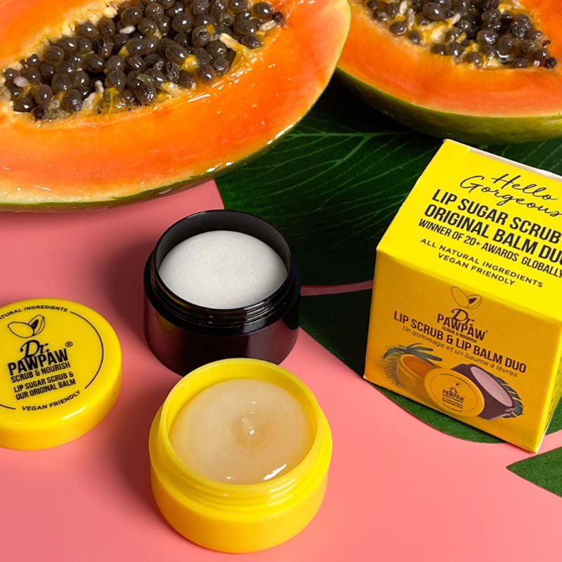 Dr. PAWPAW Lip Scrub & Nourish Balm Duo
