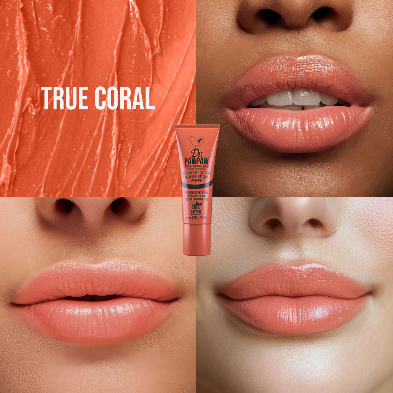 Dr. PAWPAW Tinted True Coral Lip Balm
