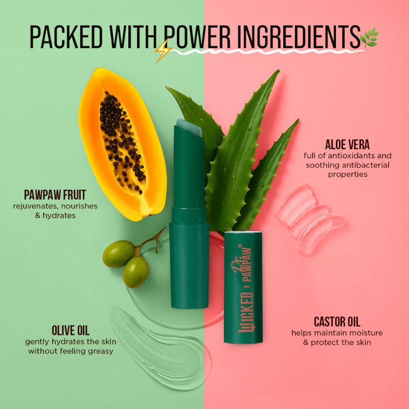 Dr. PAWPAW X Wicked Enchanting And Glimmer Lip Balm Duo