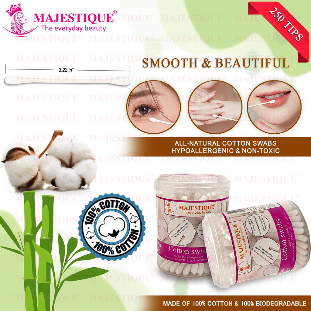 Majestique Cotton Swabs, 250 Tips