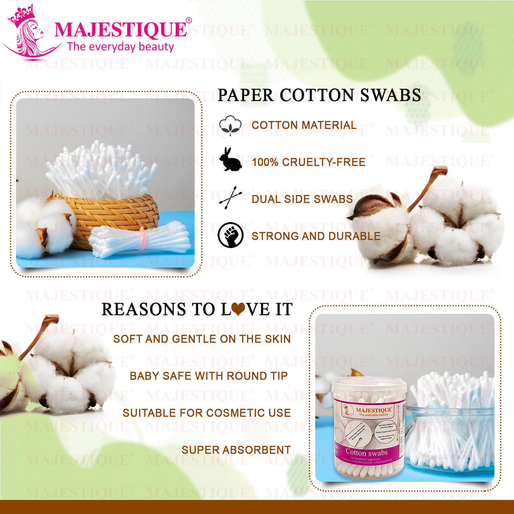 Majestique Cotton Swabs, 250 Tips