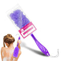 Majestique Long Handle Bath Loofah (Colour May Vary)