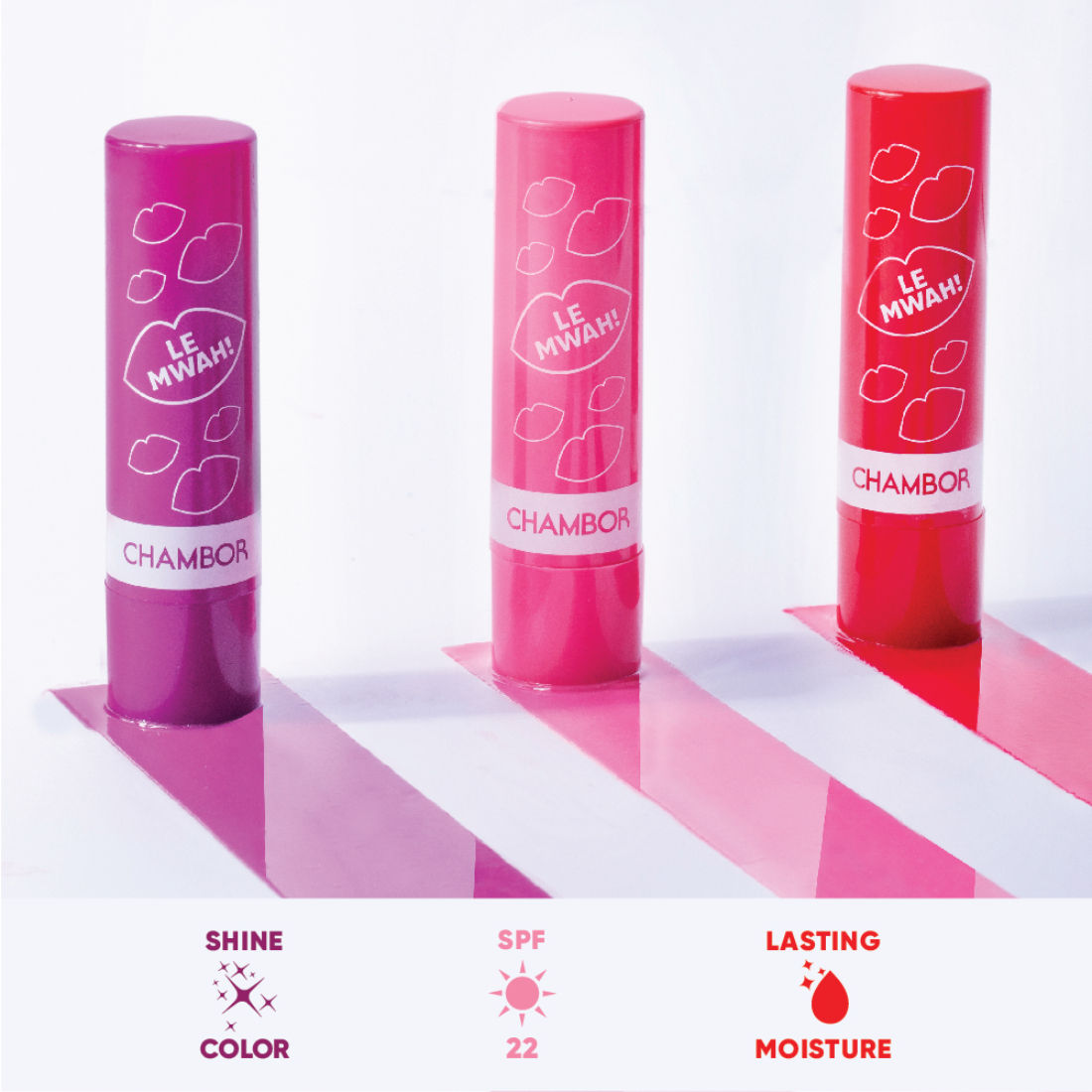 Chambor Le Mwah! Moisturising Tinted Lip Balm
