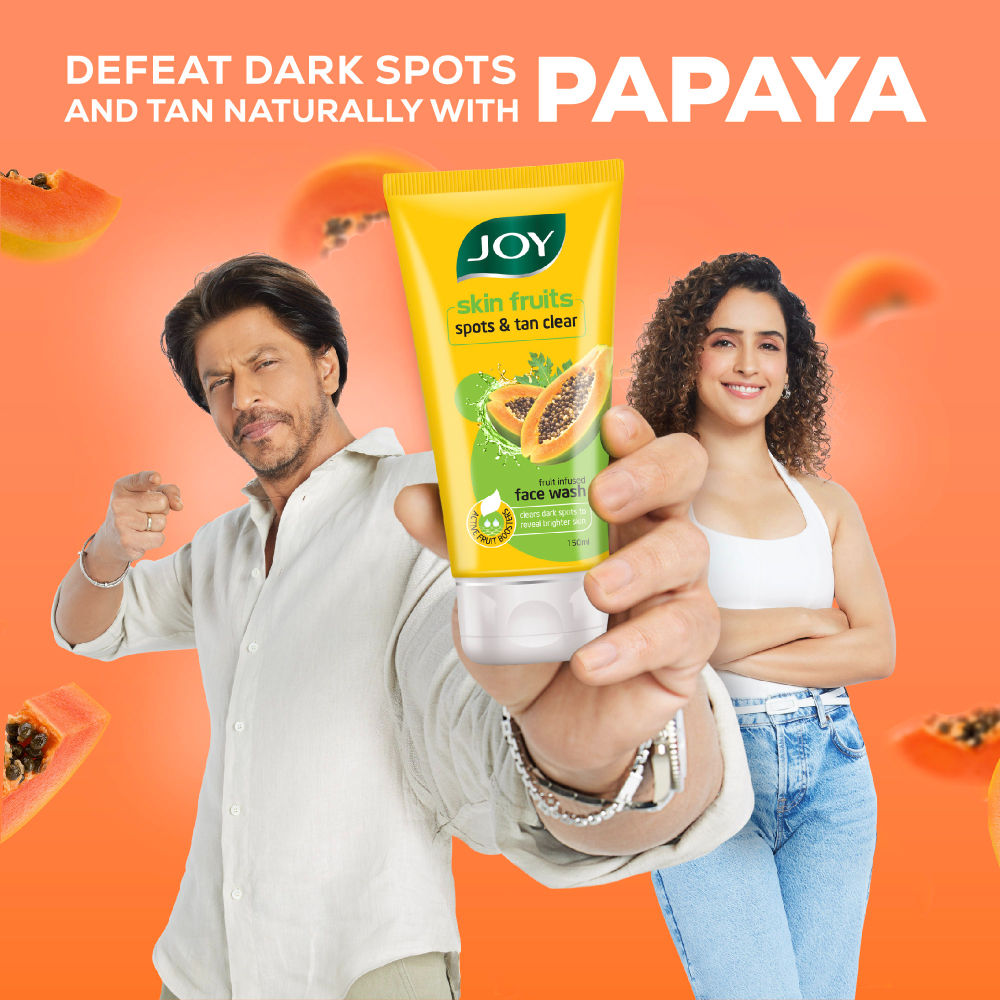 Joy Skin Fruits Spots & Tan Clear Face Wash with Papaya
