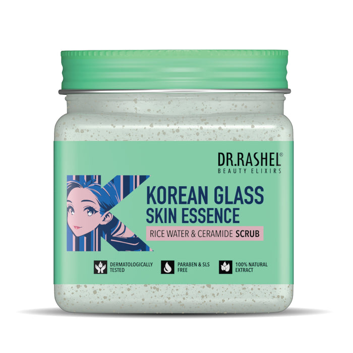 DR. RASHEL Korean Face & Body Scrub With Rice Water & Ceramide