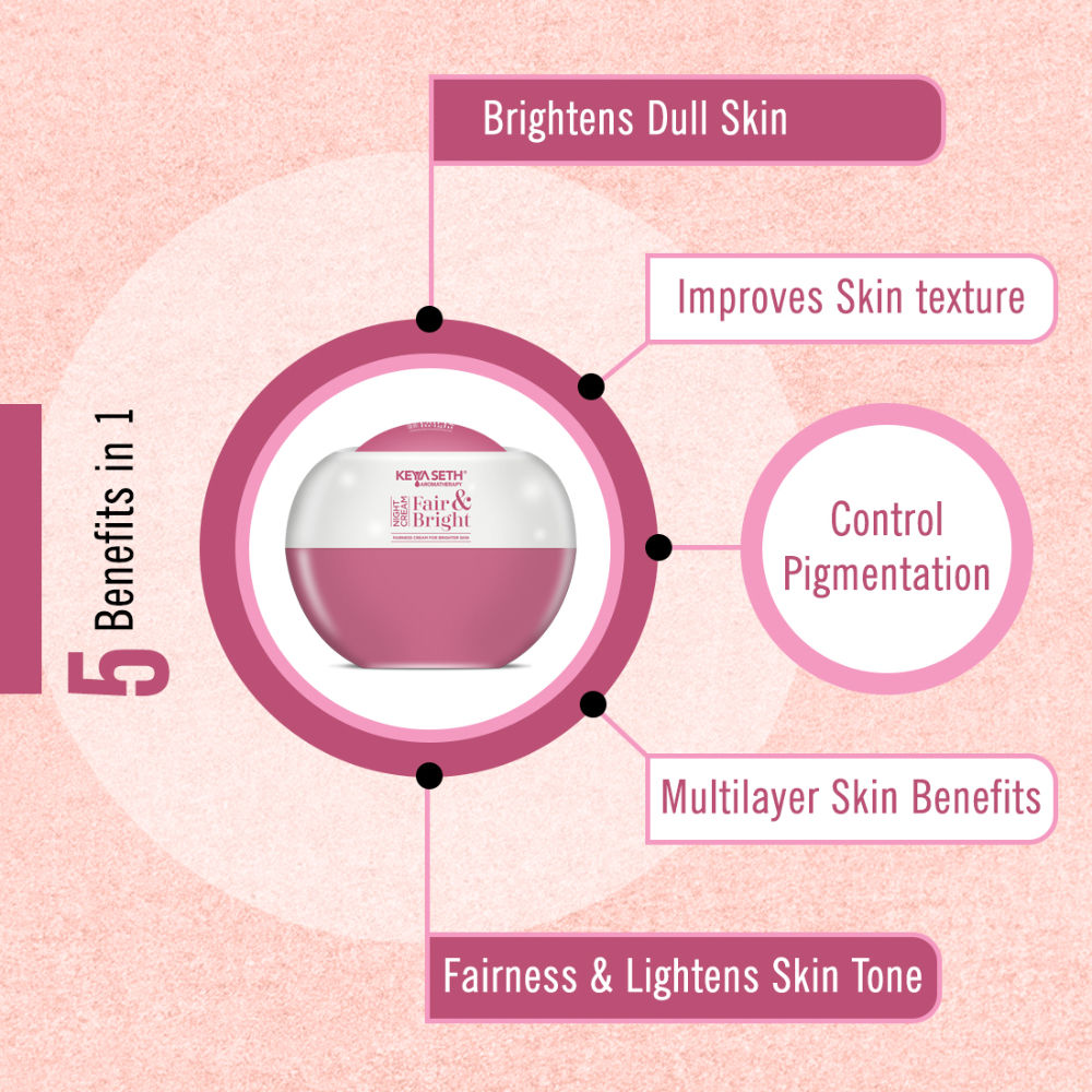 Keya Seth Aromatherapy Fair & Bright Night Cream for Brighter Skin