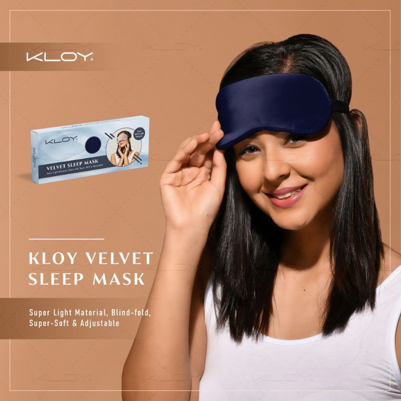 KLOY Breathable Sleep Eye Mask - Blue